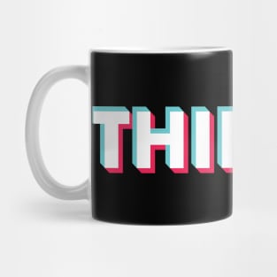 Thirsty Glitch White Mug